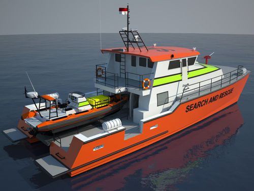 Rettungsboot Berufsschiff - X22 - North Sea Boats - Katamaran / Inboard-Hydrojet / Diesel
