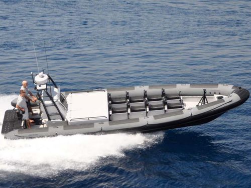 Patrouillenboot Berufsschiff - X10  - North Sea Boats - Inboard-Hydrojet / Diesel / Festrumpf-Schlauchboot