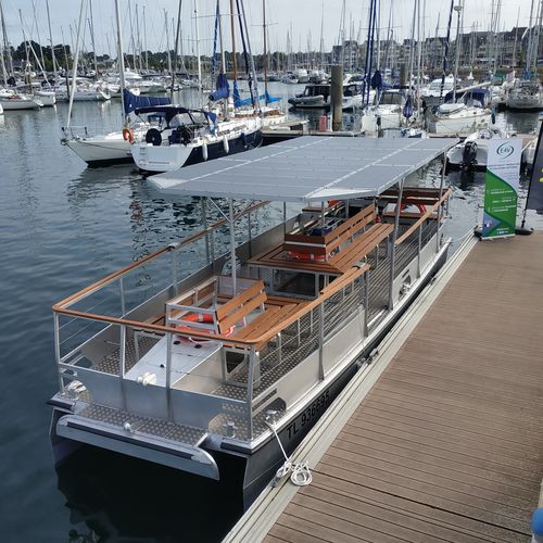 Passagierboot Berufsschiff - WE PRO 900 - BORD A BORD - Crewboot / Katamaran / elektrisch