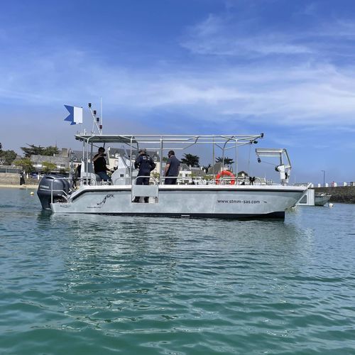 Boot für Aquakulturen Berufsschiff - FOXSEA 800 - BORD A BORD - Studien- und Forschungsschiff / Arbeitsboot / Passagierboot