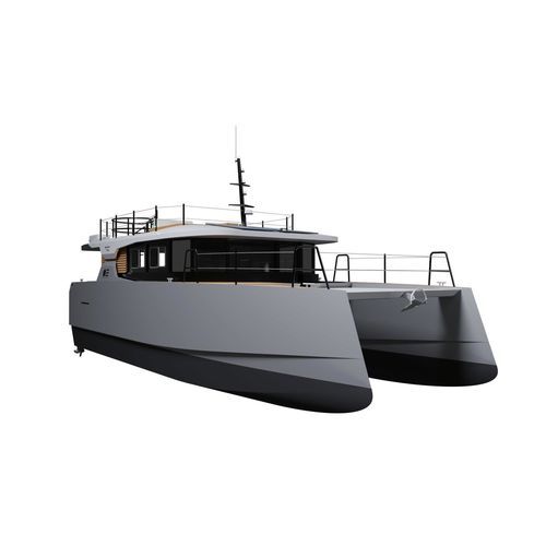 Passagierboot Berufsschiff - ARGOCAT 1400 FLY - BORD A BORD - Katamaran / Innenborder / Aluminium