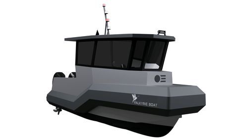 Patrouillenboot Berufsschiff - Valkyrie 700 CAB - BORD A BORD - Rettungsboot / Außenborder / Aluminium