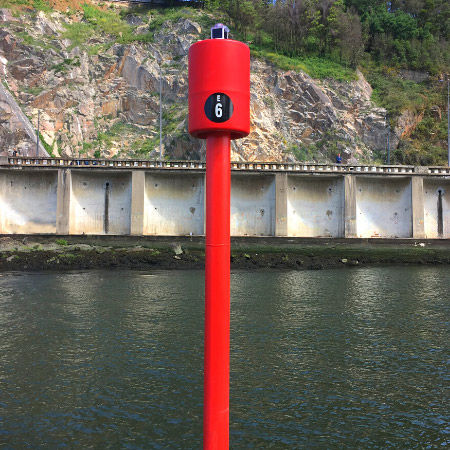 Boje zur Markierung - A700 - Almarin - für Kanal / rotationsgesintertes Polyethylen / rot