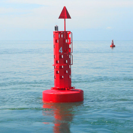 Boje zur Markierung - G2400T - Almarin - für Hafenterminals / Hochsee / Polyethylen