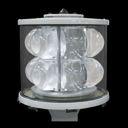 Signalleuchte für Leuchtbake - VRB25 - Almarin - LED / weiß / drehend