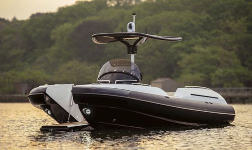 Innenborder-Schlauchboot - DT BEACHLANDER - Pascoe International - RIB / mit Mittelkonsole / Open