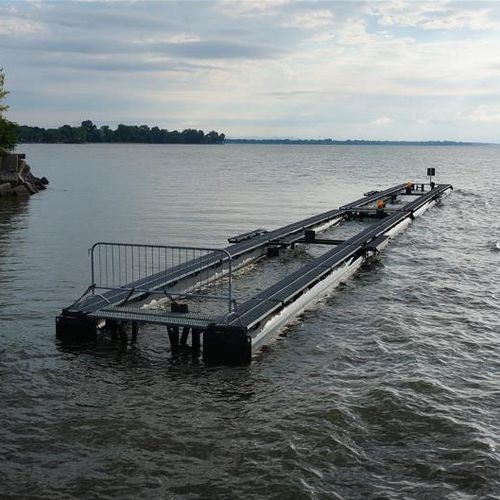 Schwimmender Wellenbrecher - KROPF MARINE - Stahl