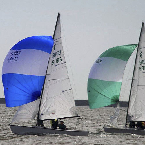 Großsegel - Lightning - UK-Halsey International - Spinnaker / für One-Design Segelboote