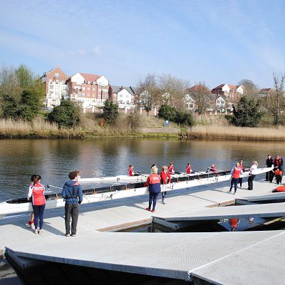 Schwimmponton - Inland and Coastal Marina Systems Ltd. - Anker / für Rudersport