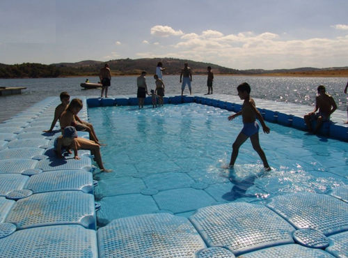 Schwimmbecken mit Auftrieb - Cubisystem - Modular