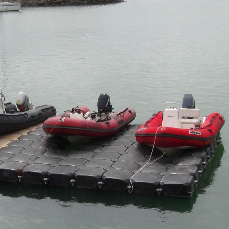 Schwimmponton - Cubisystem - modular / Anker / für Boote
