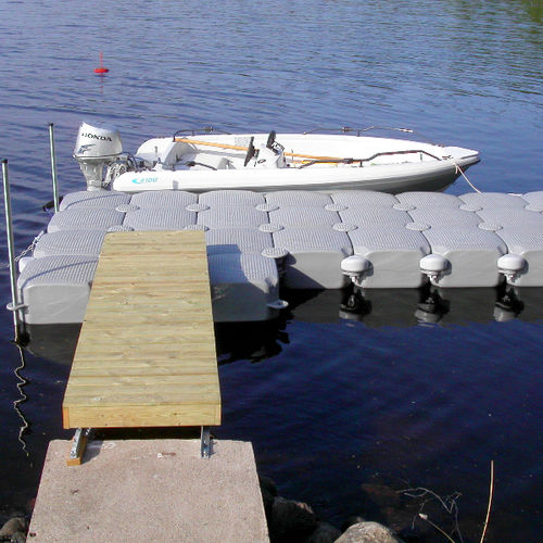 Schwimmponton - Cubisystem - Anker / für Yachthafen / für Hafen