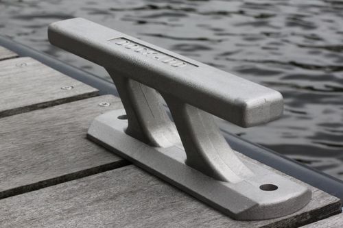 Klampe für Steg - DockAdd Marine Equipment - für Boot / flach / Aluminium