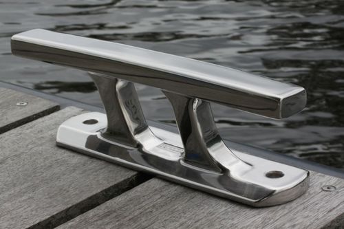 Klampe für Steg - DockAdd Marine Equipment - für Boot / flach / Edelstahl