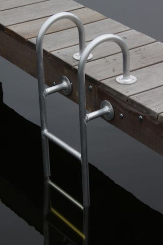 Pontonleiter - large - DockAdd Marine Equipment - festinstalliert / zum Baden / Aluminium