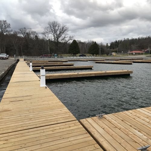 Schwimmponton - CONOLIFT - Anker / für Yachthafen / Polyethylen