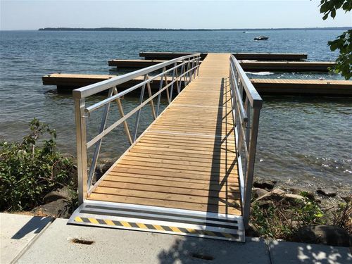 Gangway für Yachthafen - CONOLIFT - manuell / Aluminium