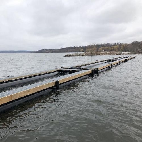 Schwimmender Wellenbrecher - CONOLIFT - Stahl