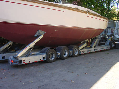 Schwertransport-Anhänger - OTR-30  - CONOLIFT - für Segelboote / hydraulisch