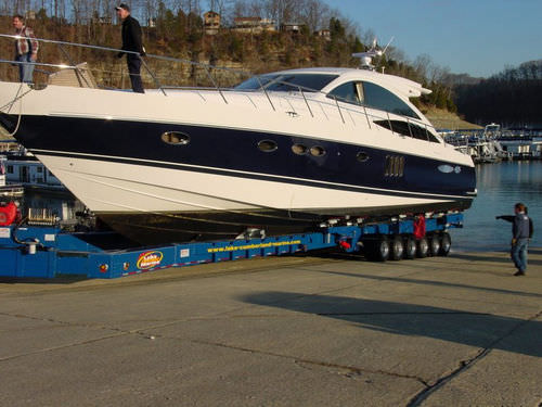 Schwertransport-Anhänger - YH-60 - CONOLIFT - für Boot / hydraulisch / mit Auflagen