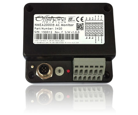 Bedientafel für Boot - 3420 AC - Oceanic Systems - für Batterie
