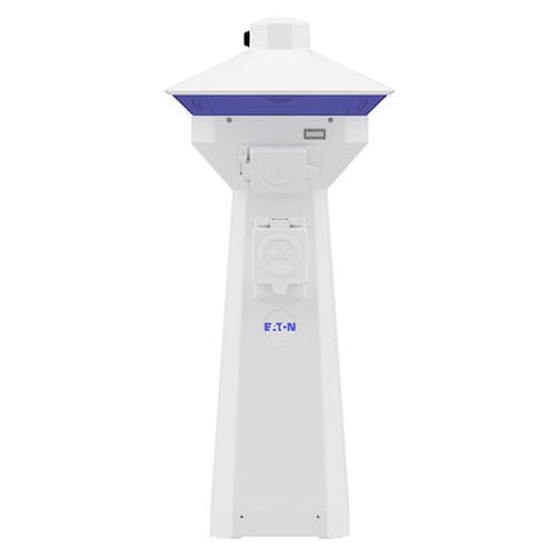 Säule mit integrierter Beleuchtung - Hattaras - Eaton - Stromversorgung / für Steg / LED