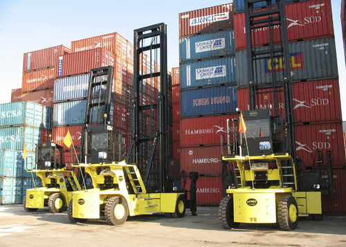 Containerstapler für Leercontainer - ECH SERIES - Hoist Liftruck Mfg., Inc. - Side-Lift Spreader