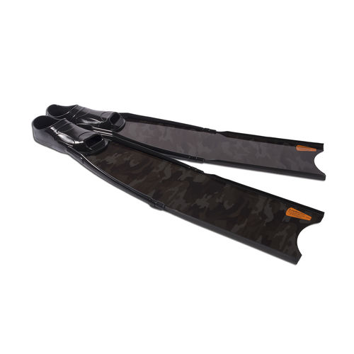 Flosse zum Speerfischen - CAMOUFLAGE - Leaderfins - Carbon