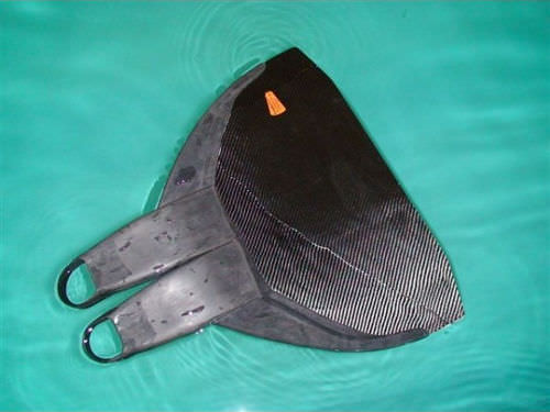 Monoflosse für Apnoe-Taucher - FLYER  - Leaderfins - Carbon