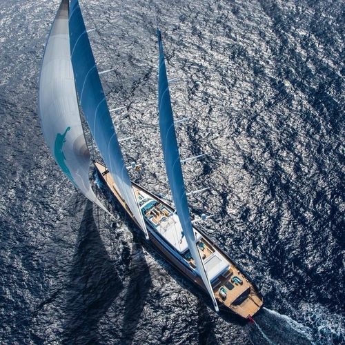 Segel-Superyacht / für Kreuzfahrten - AQUIJO - Oceanco - Flybridge / Ketch / maßgefertigt