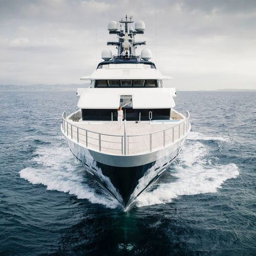 Megayacht für Kreuzfahrten - TRANQUILITY - Oceanco - Raised Pilothouse / mit Pool / mit Helikopterdeck
