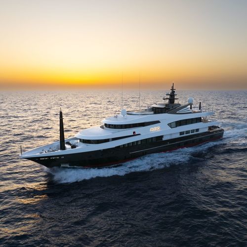 Megayacht für Kreuzfahrten - ALFA G - Oceanco - Flybridge / mit Steuerhaus / 6 Kabinen