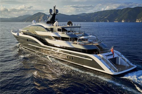Megayacht für Kreuzfahrten - LUNA - Oceanco - Raised Pilothouse / mit Pool