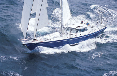 Segelyacht für Kreuzfahrten - Maya - McMullen & Wing - mit Mittelcockpit / Aluminium