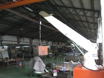 Davit für Yacht - Aritex - hydraulisch / Teleskop / schwenkbar