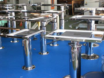 Einstellbarer Tischfuß - Aritex - pneumatisch / für Boot