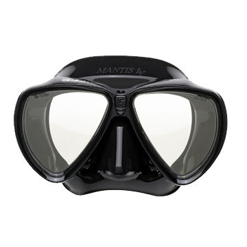 Doppelglas-Tauchmaske - MANTIS LV  - Riffe International - mit UV-Filter