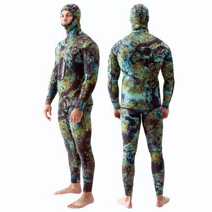 Nassanzug zum Speerfischen - DIGI-TEK CAMO - Riffe International - Langarm / zweiteilig / 5 mm