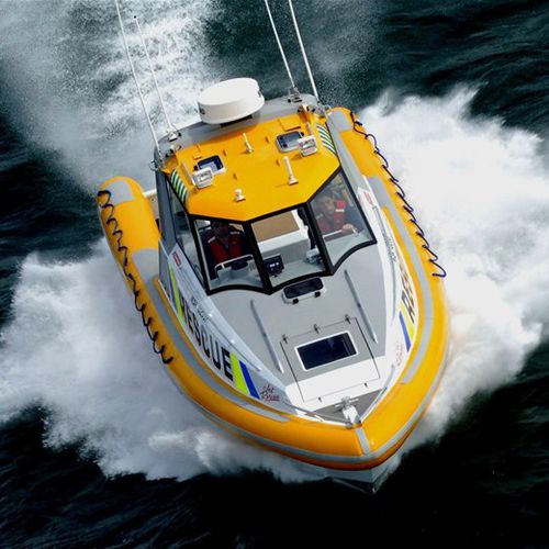 Rettungsboot Berufsschiff - 900 QRV - AMF Boat Company - Inboard-Hydrojet / Diesel / Aluminium