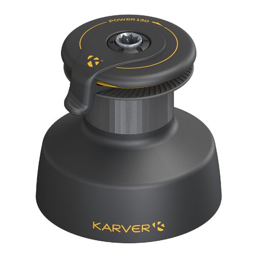 2-Gang-Winsch - KPW130 - KARVER SYSTEMS - 4-Gang / anodisiertes Aluminium