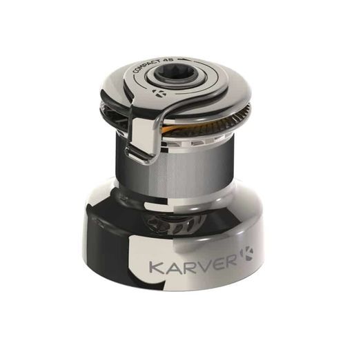 2-Gang-Winsch - KCW45 - KARVER SYSTEMS - Edelstahl / für Rennsegelboote / für Segelyachten