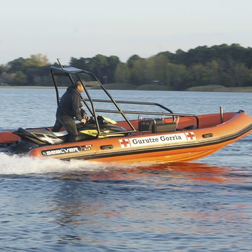 Wasserstrahlantriebs-Berufsschiff - 575 RESCUE - SEALVER - Rettungsboot / Festrumpf-Schlauchboot