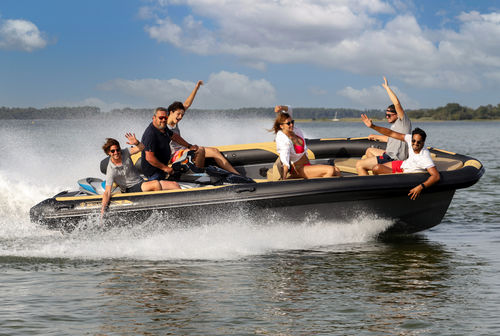 Wasserstrahlantriebs-Schlauchboot - Z6 HEVO LINE - SEALVER - halbstarr / Open / Sport