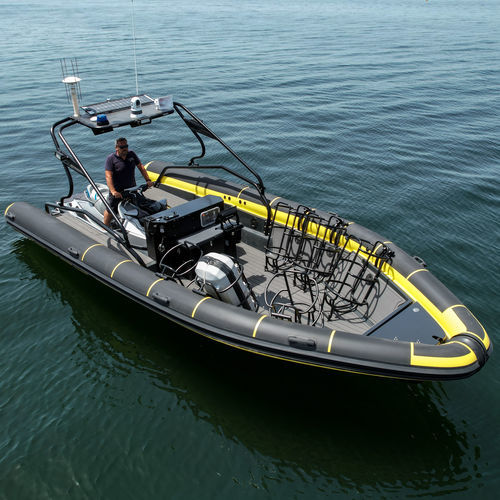 Patrouillenboot Berufsschiff - Z8 PRO - SEALVER - Rettungsboot / halbstarr / Wasserstrahlantrieb