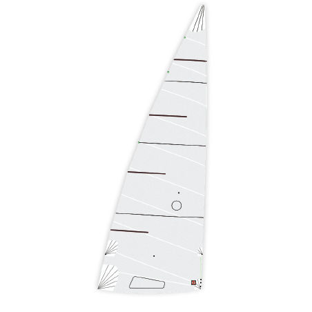Großsegel - DELTA Voiles - für Regattasegelboot / cross-cut / Polyester