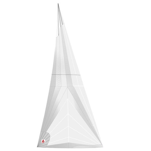 Genua - GSE DELTA - DELTA Voiles - für Fahrtensegelboote / cross-cut / Polyester