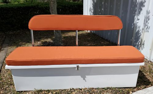 Staukasten mit Rückenlehne - 76 inch  - Beachcomber Fiberglass Technology - für Steg / Glasfaser