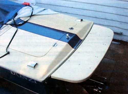 Plattform zum Baden - Donzi 22′ - Beachcomber Fiberglass Technology - stationär / für Boot / für Heck / Spiegel