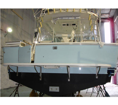 Plattform zum Baden - 400 Luhrs - Beachcomber Fiberglass Technology - stationär / für Boot / für Heck / Spiegel