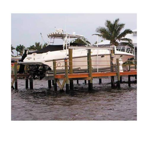 Bootslift - SIX POST 20K CAPACITY - Boat Hoist USA - Aluminium